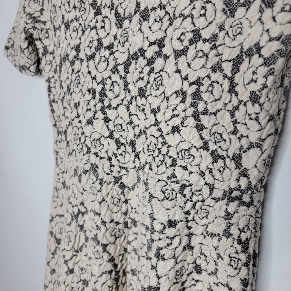Topshop Floral Textured Cold Shoulder Dress - Picture 5 of 11
